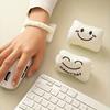 Cute Expression Wrist Rest Mini Pillow Support Comfortable Reduce Fatigue Anti-wear Wrist Protector Mouse Pad Office Supplies