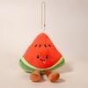 Fruit Plush Toy Keychain - Persimmon, Apple, Banana Backpack Accessory