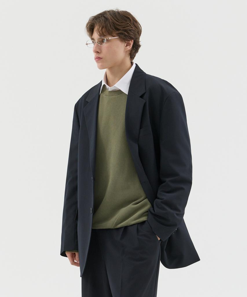 Tradclub Core Big Over Casual Setup Suit (Black)