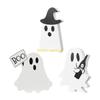 3 Piece Halloween Ghostly Table Sign Tiered Tray Decorations Funny Figurine Home Office Holiday Tabletop Shelf Display D57B