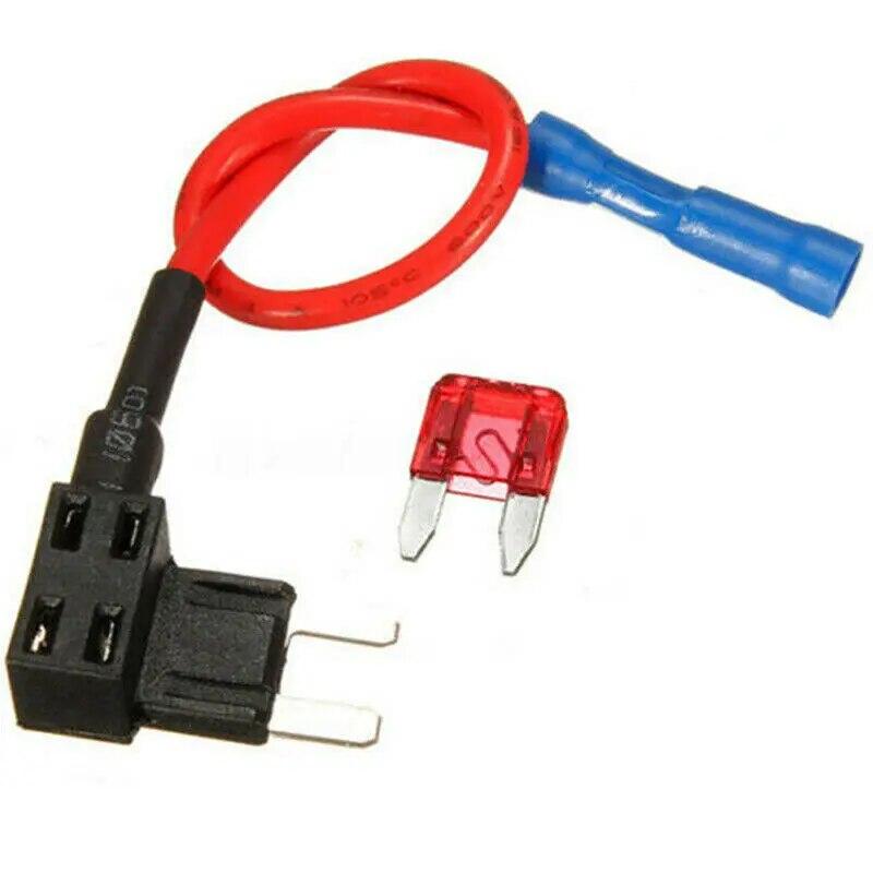 5pcs Add A Circuit Ato Atc Mini Blade Fuse Splice Holder Piggy Back Fuse Tap Auto Replacement Parts Auto Spare Parts For Auto
