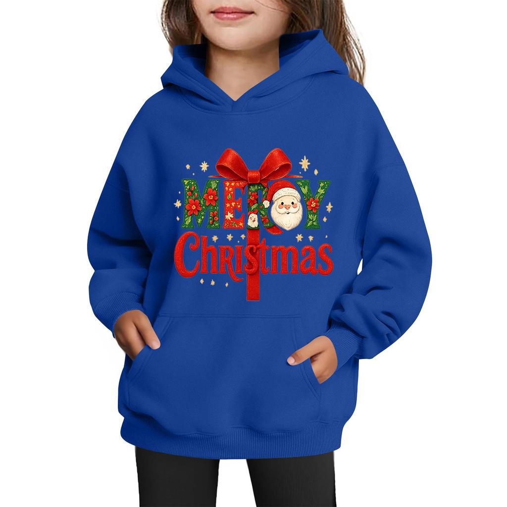 Sweatshirts For Teen Girls Hoodies Long Sleeve Drawstring Pullover Cute Printed Oversized Hoodie Christmas