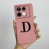 for Infinix Note 40 4G X6853 / Note 40 Pro 4G 5G X6850 X6851 / Pro Plus X6851B Phone Case Cute Letters Silicone Shockproof Cover