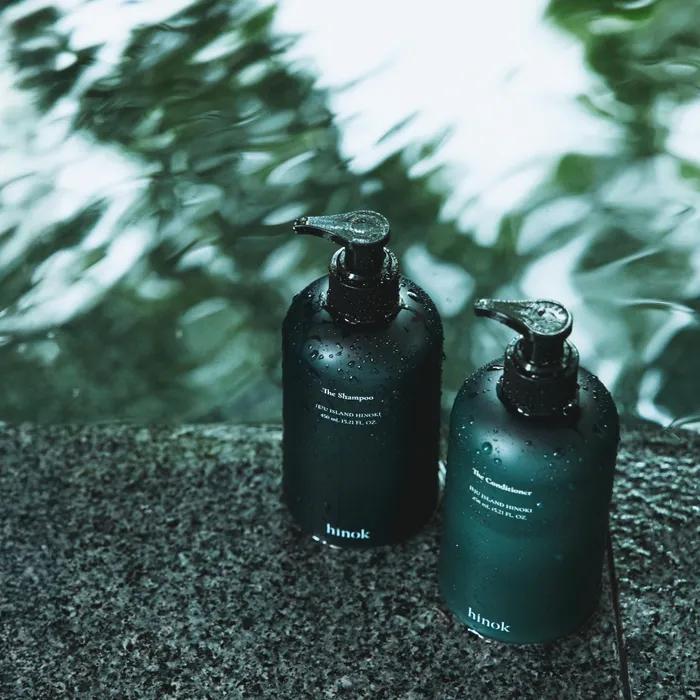 Hinok Hair Care Set - Jeju Cypress Hypoallergenic Shampoo 450ml & Conditioner 450ml