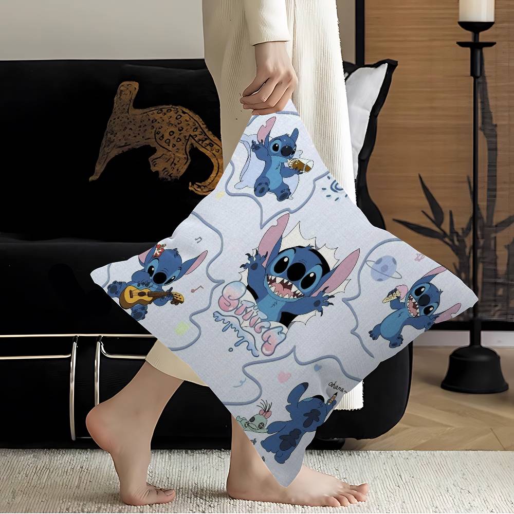 

Fashion S-Stitch Personalized Pillow Cover Kids Bedroom Wild Party Decor Pillowcase kid Birthday shower Gift 12x12Inch