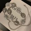 Retro Versatile Ethnic Style Metal Bohemian Waist Chain Belt For Women Fashion Waist Seal Body Decor Accessories