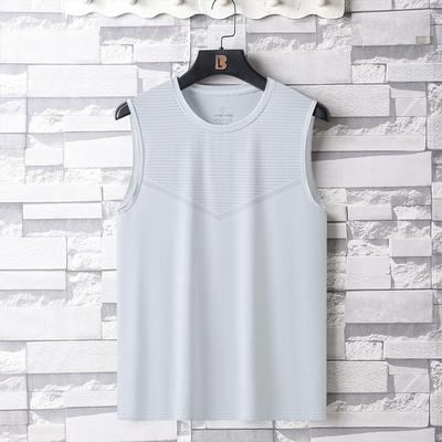 Gilet Extra Large ad Asciugatura Rapida per Uomo, T-shirt Estiva Senza Maniche, Canottiera con Peso Aggiunto, Oversize per Sport e Tempo Libero, Vestibilità Ampia
