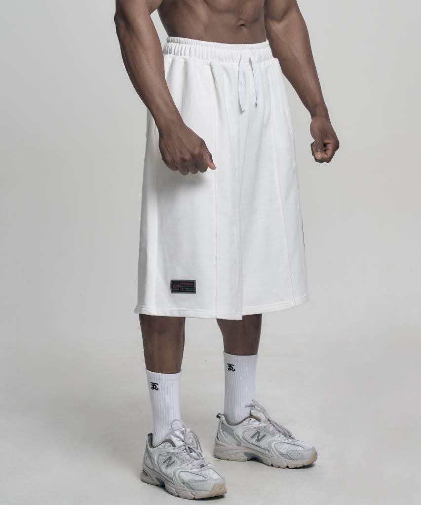 Toleonseu Symbol Piping Bermuda Shorts - White
