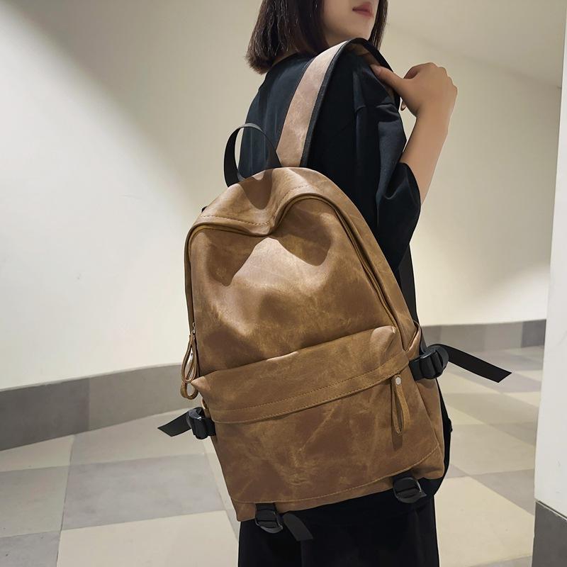 Schoolbag spring fashion new trendy unisex student schoolbag trendy Korean version large capacity leisure travel versatile backpack