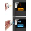 10pcs Child Security Magnetic Cabinet Lock Adhesive Baby Proofing Drawer Lock Cabinet Latches for Cabinets Drawers