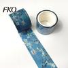 Matte Texture Tape Washi Tape,Oil Painting Decorative Masking Artist Patterns Adhesive Paper for DIY Crafts, Junk Journal, Gift Wrapping, Scrapbooking