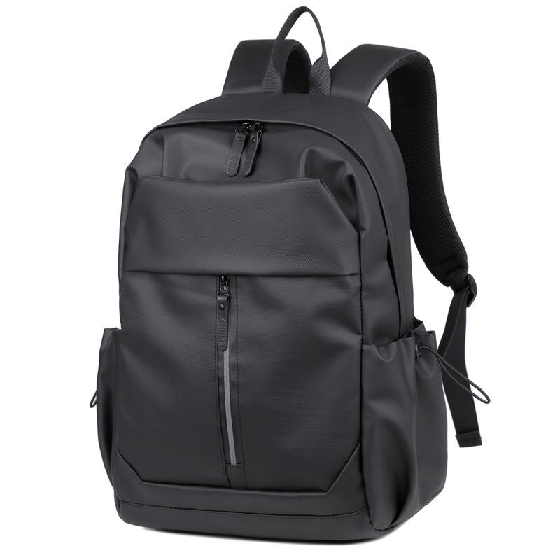 

Large Capacity Waterproof Laptop Backpack for College, Commuting, and Business - Unisex Nylon Canvas 46x18x32 cm чорний