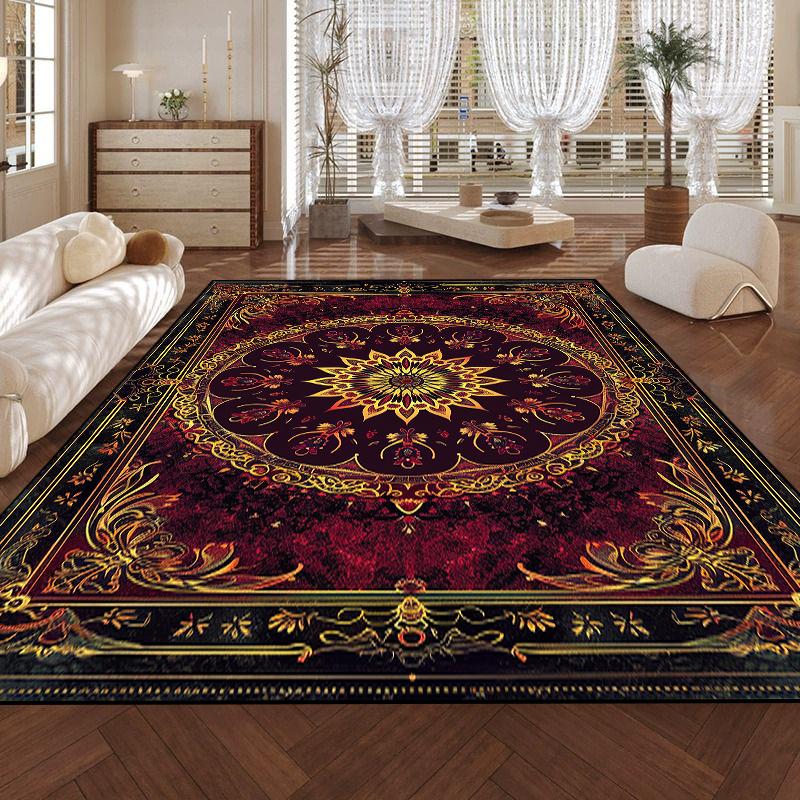 Large Area Persian Retro Carpets for Living Room Classic Home Decor Luxury Rugs Non-slip Bedroom Lounge Rug Coffee Table Mat