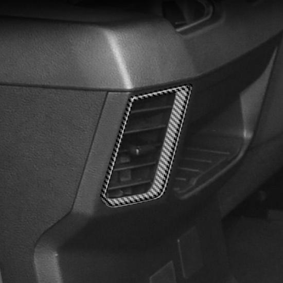 Carbon Fiber Rear Air Condition Vent Cover Trim for Toyota Tundra
