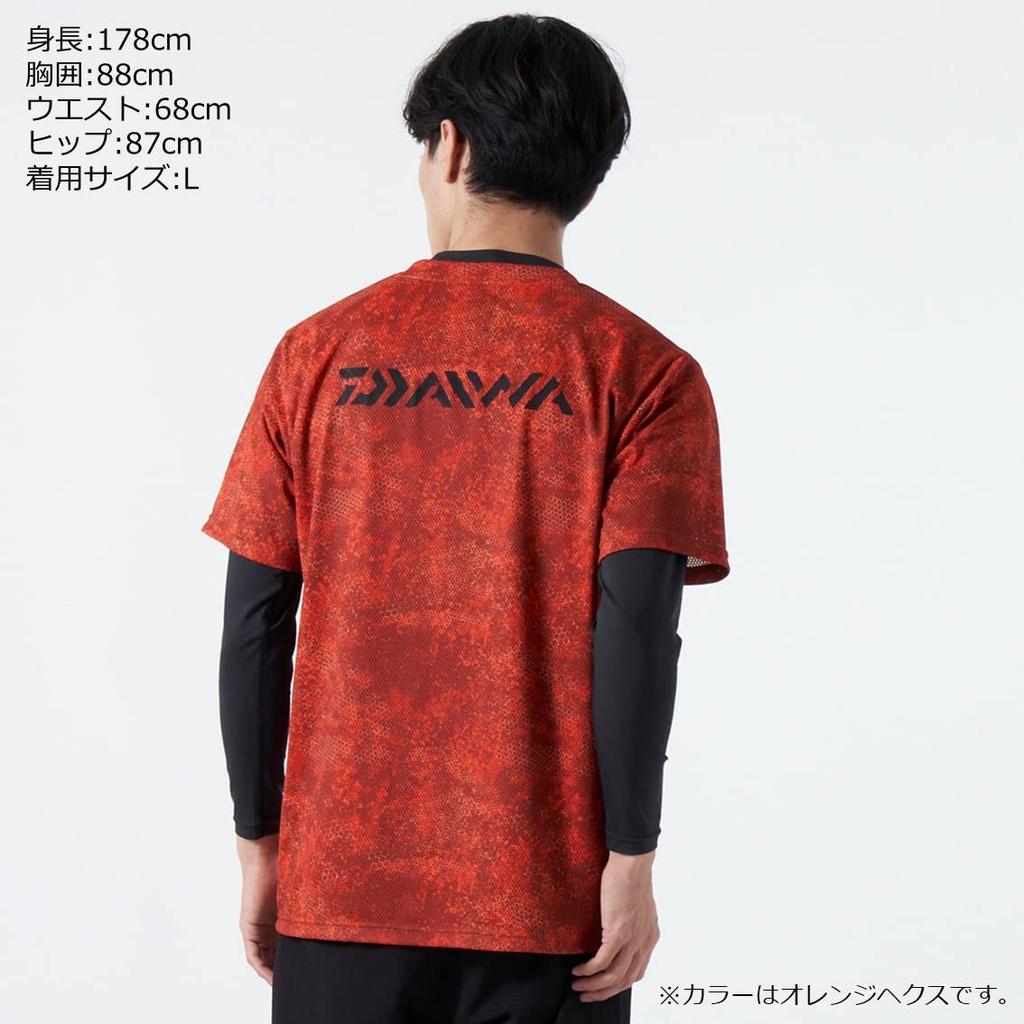 Daiwa Eging Shorts Black Lime Hex M DE-8722