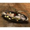 Lava Cast Iron Oval Fish Plate. 1-Handle, 15X29cm.