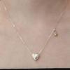 TATIANA (925 Silver) Chocolate Heart Star Dangle Necklace NZ2162