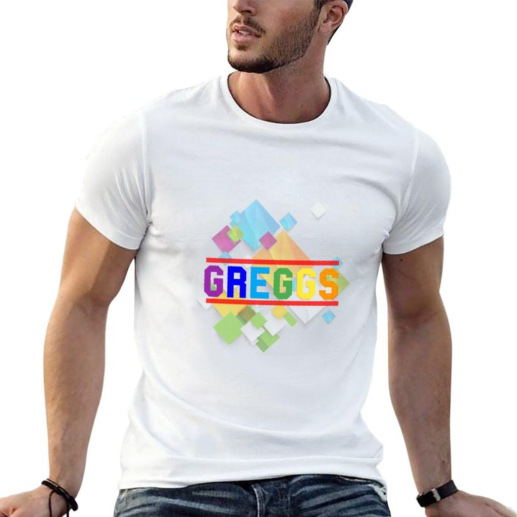 Greggs vtipný klobáskový rohlík klasické tričko nadměrná velikost základní top s krátkým rukávem