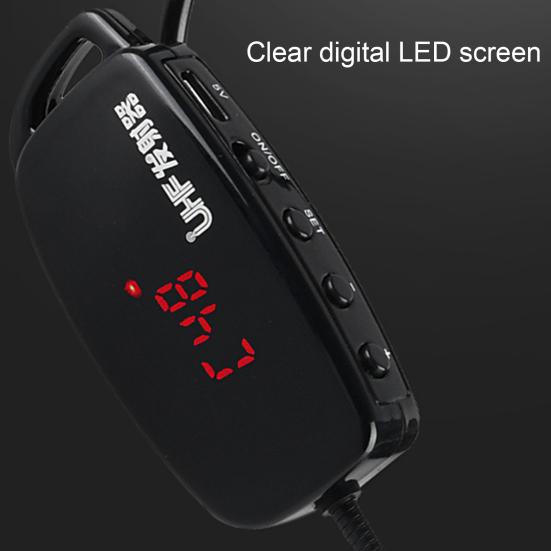 Voice Amplifier Anti-interference Independent Frequency Band Plug And Play Wireless Microphone Radio Headset for Outdoor