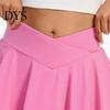 Gonna Versatile Donna Skort Yoga Stile A-line Sportivo con Fodera Colore Unico Tessuto Confortevole Sexy