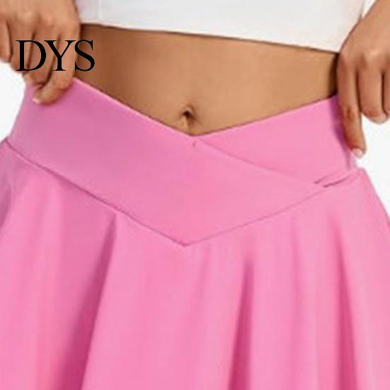 Gonna Versatile Donna Skort Yoga Stile A-line Sportivo con Fodera Colore Unico Tessuto Confortevole Sexy