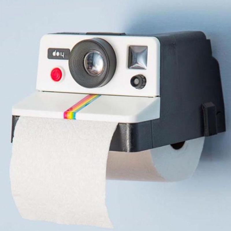 Retro Camera Tissue Box: Cute and Creative Bathroom Toilet Paper Holder & Dispenser