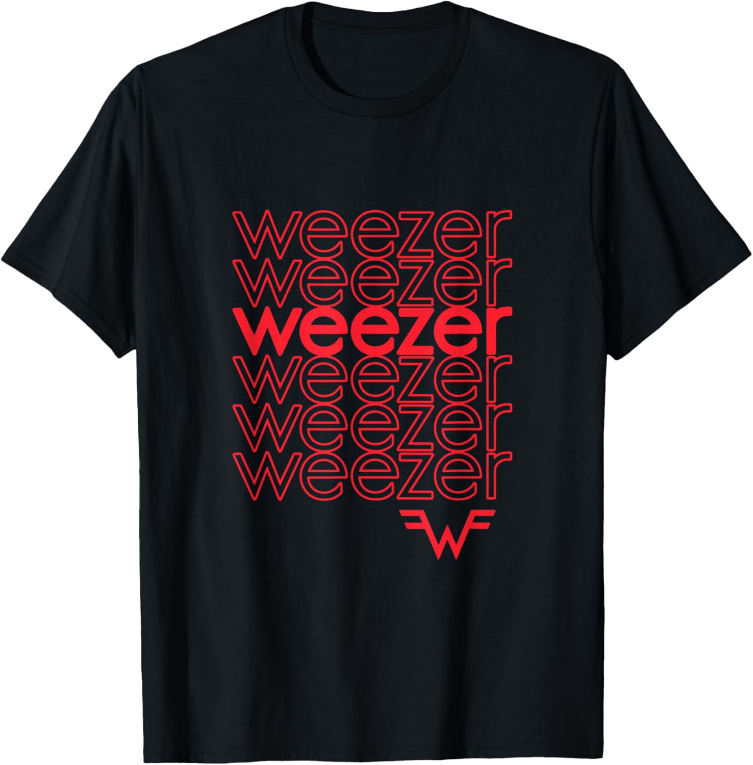 Weezer - Thank You Red  Unisex T-Shirt XXXL