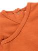 Organic footed romper for babies Paprika [L'ovedbaby] cc2-493 3-6M (for 3-6 months)
