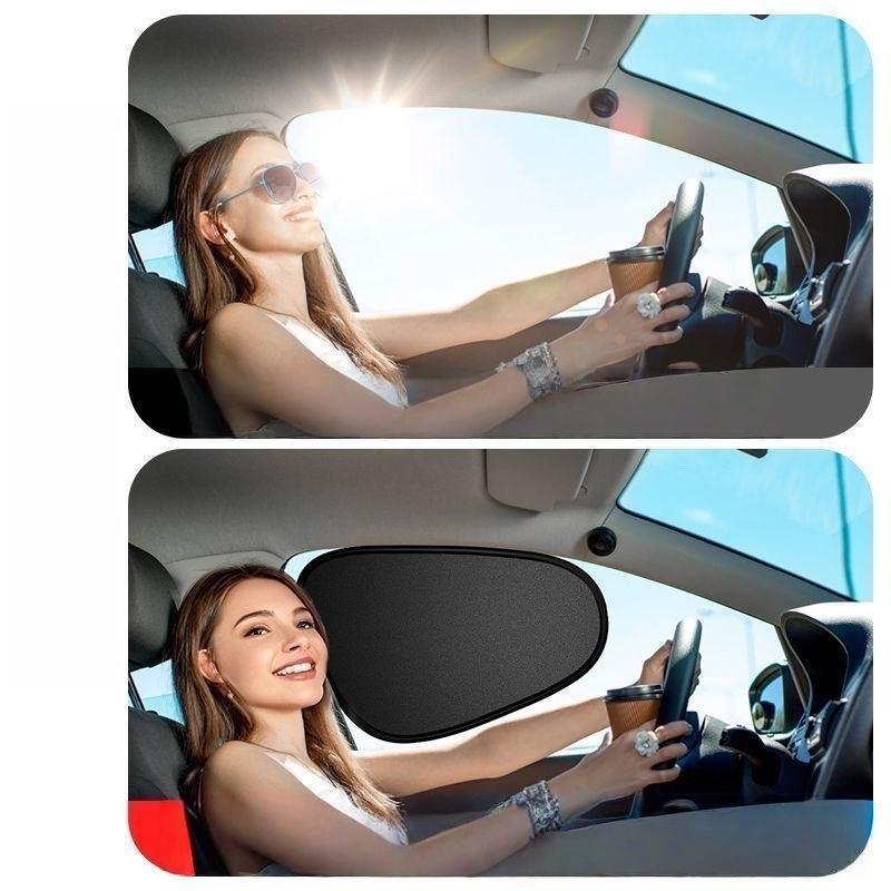3 Stück Blendfreier UV-Blocker Neuer Elektrostatischer Sonnenschutz für Auto Seitenfenster Sonnenschutz Vorhänge Auto Innenzubehör