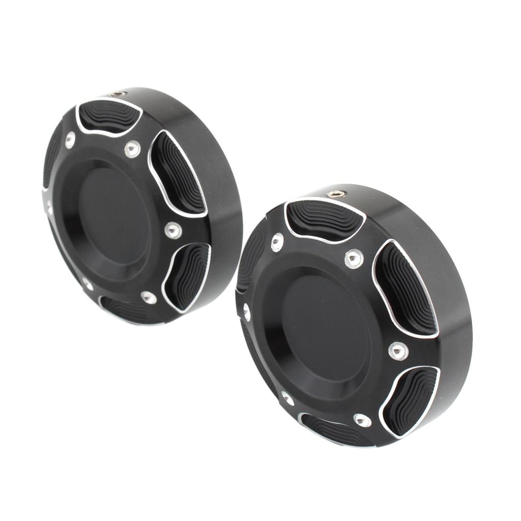 2 buc Capac acoperire orificiu cadru motocicletă înlocuiește 54 mm pentru Harley x350 negru