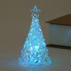 Transparent Christmas Tree Night Light Glowing Xms Eve Candle Lights  Kid Toy Gifts