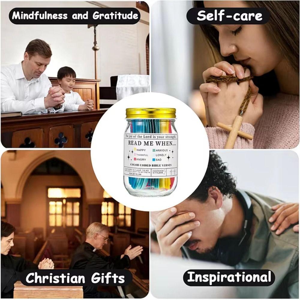 Creative Read Me When Bottle Emotions Feelings Color Coded Gratitude Jar  God's Word Storage