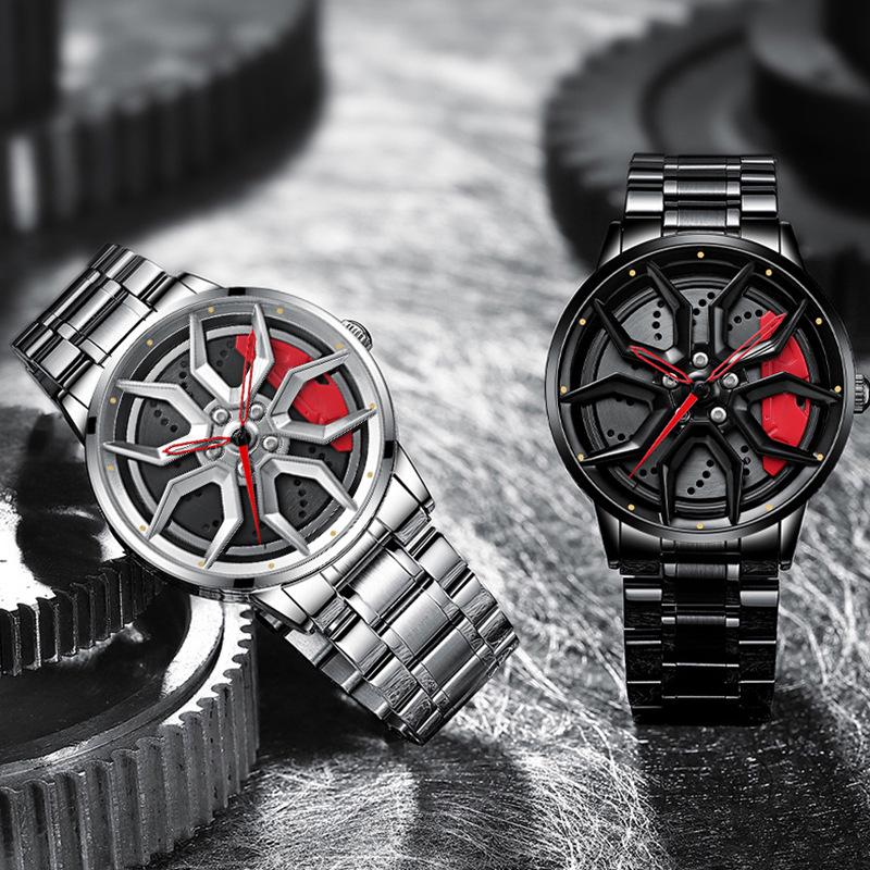 SVJ Men's Fashion Watch S550 Forged Wheel Skeleton Hub Model