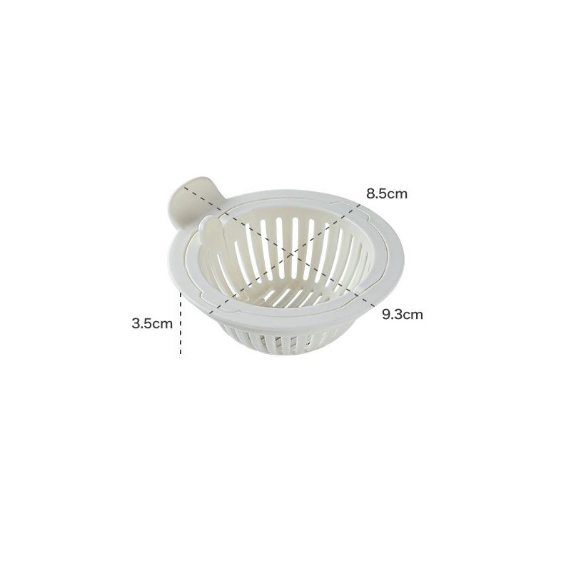 Sink Drain Strainer with Handle Automatic Dumping Sink Strainer Basket Food Waste Collector Filter Kitchen Sink Accessories