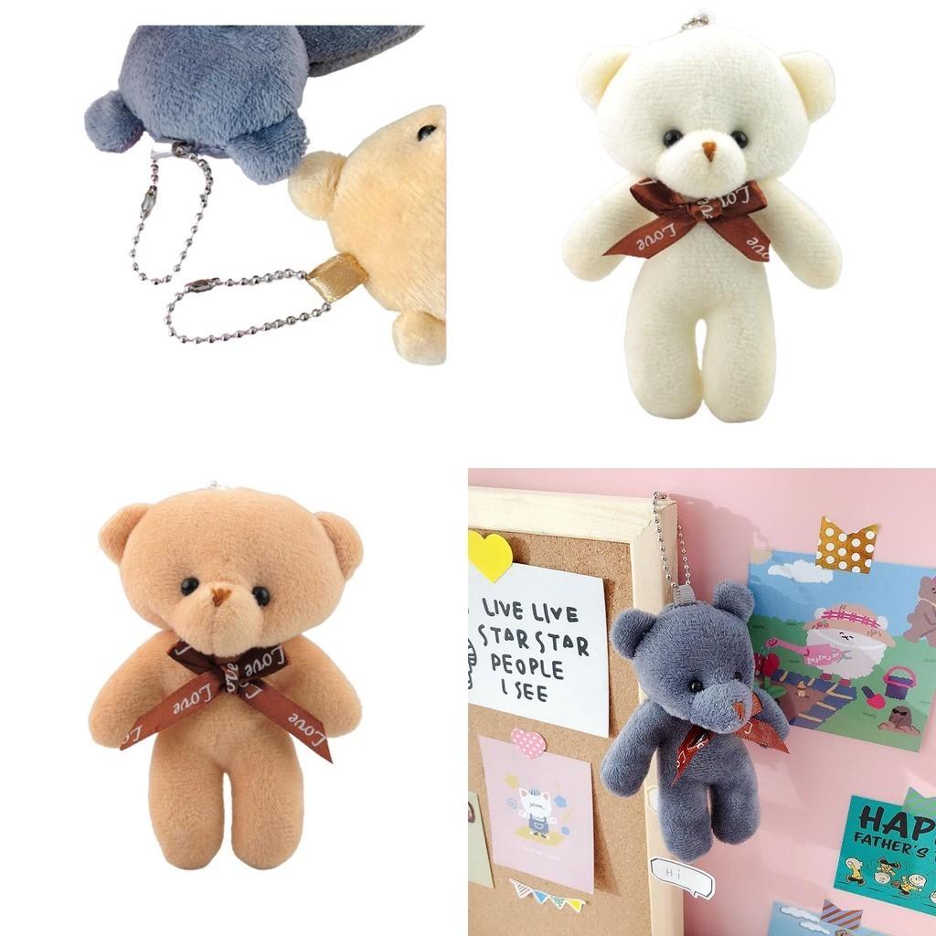 Adorable Plush Teddy Bear Keychain Pendant For Girlfriend Or Kids