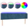 VidaXL LED Headboard Bedroom Furniture Double Bed Accessory Head of Bed Frame Interior Dark Blue 3123446