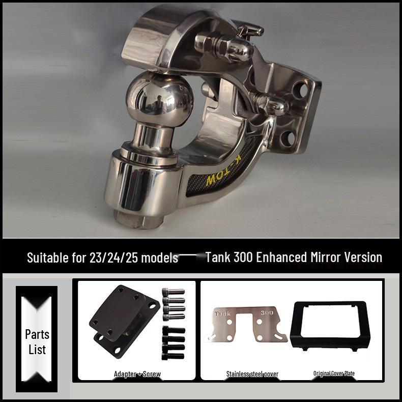 Premium 304 Stainless Steel Tow Hook for Tank 300, Patrol Cruiser, Land Cruiser, and Universal Rogue