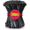 Cable Tie Cable Binder Plastic Ties Outdoor Resistant Zip Ties Multi-Purpose Self-Locking Wraps Management Bundles