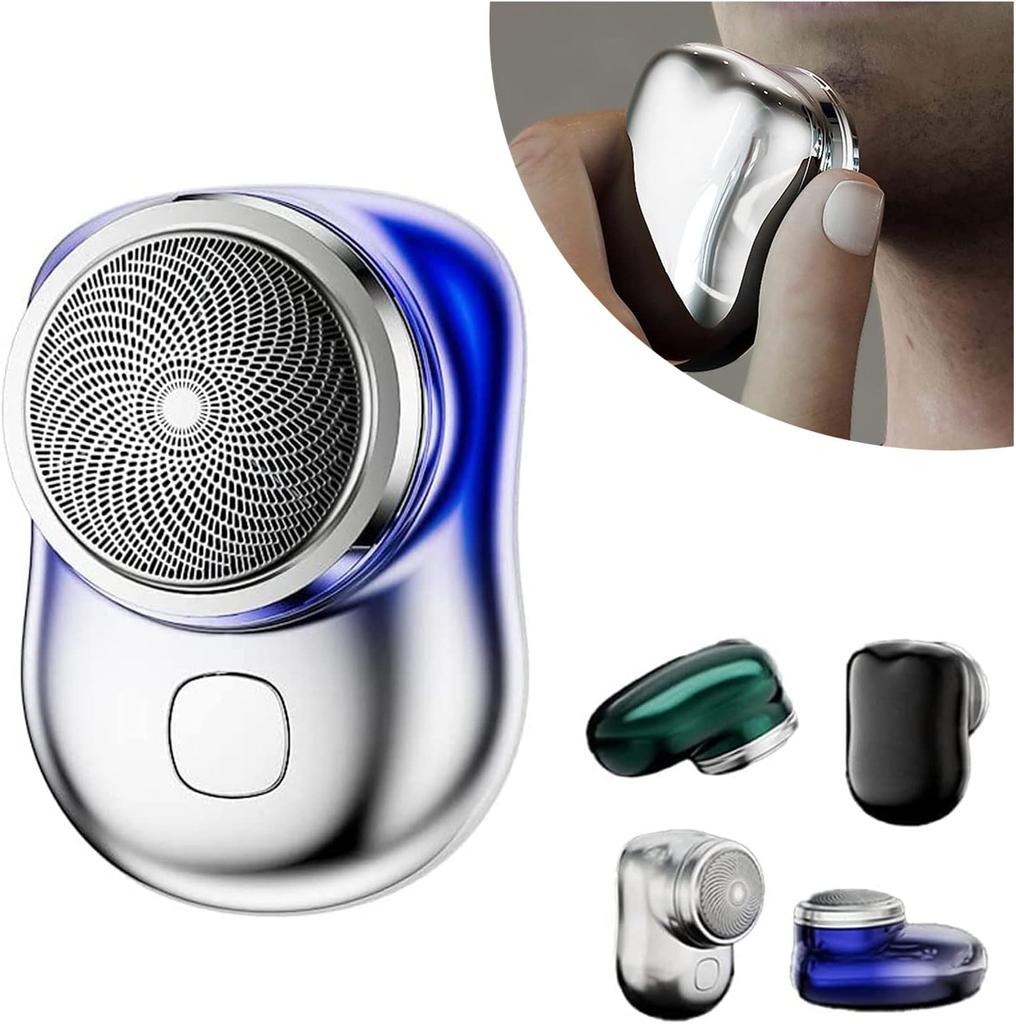 Electric Razor for Men Mini Shavers Portable Electric Shaver USB Rechargeable Beard Trimmer For Home, Outdoor, Car, Travel ToolBF