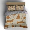 Leopard Silhouettes Design. Bedding Duvet Cover Sets Duvet Covers Pillowcases Gifts (1 * Duvet Cover 2 * Pillowcases, Without Duvet Insert)