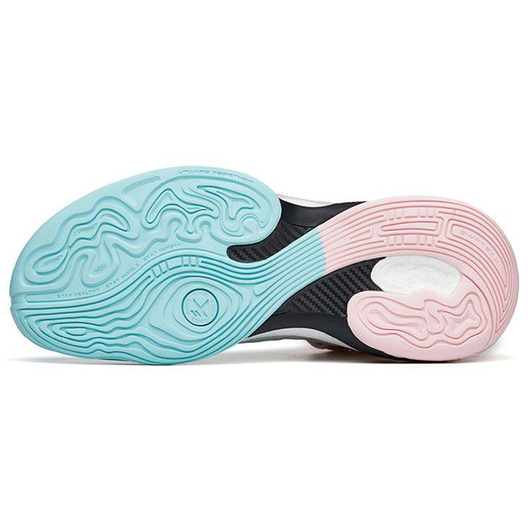 Anta KT7 Basketball Shoes Men's Low Top Light Blue/Apricot Blossom Pink 112221101-6