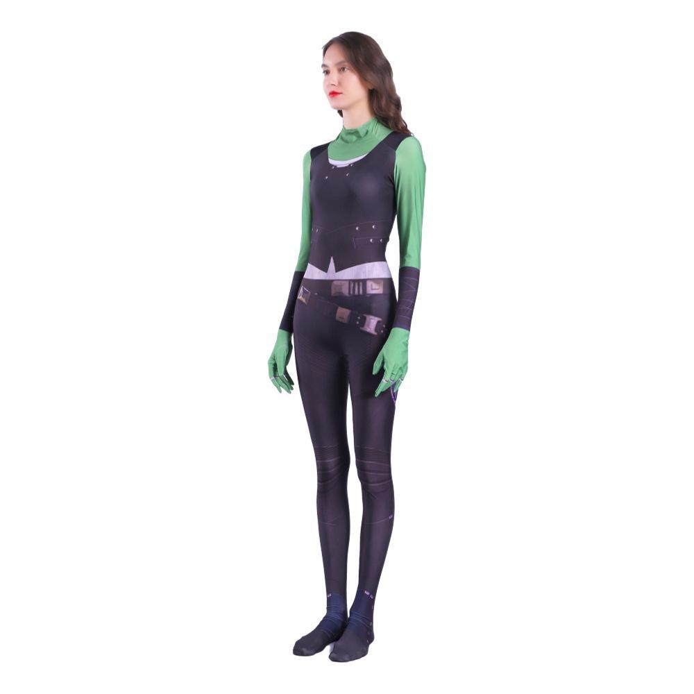 

Guardians of the Galaxy Gamora jumpsuit hero role-playing anime suit Adult 2XL(190CM)