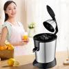 110V Hand-Press Electric Juicer: Stainless Steel Lemon & Fresh Fruit Juice Separator