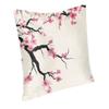 Watercolor Sakura Cherry Blossoms Pillow Case 40X40Cm Home Decoration Japanese Floral Modern Cushion Cover Car Pillowcase