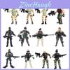 10cm Special Forces Soldier Model Articulated Action Figure Toy Set With 12pcs Weapons Ideal For Kids