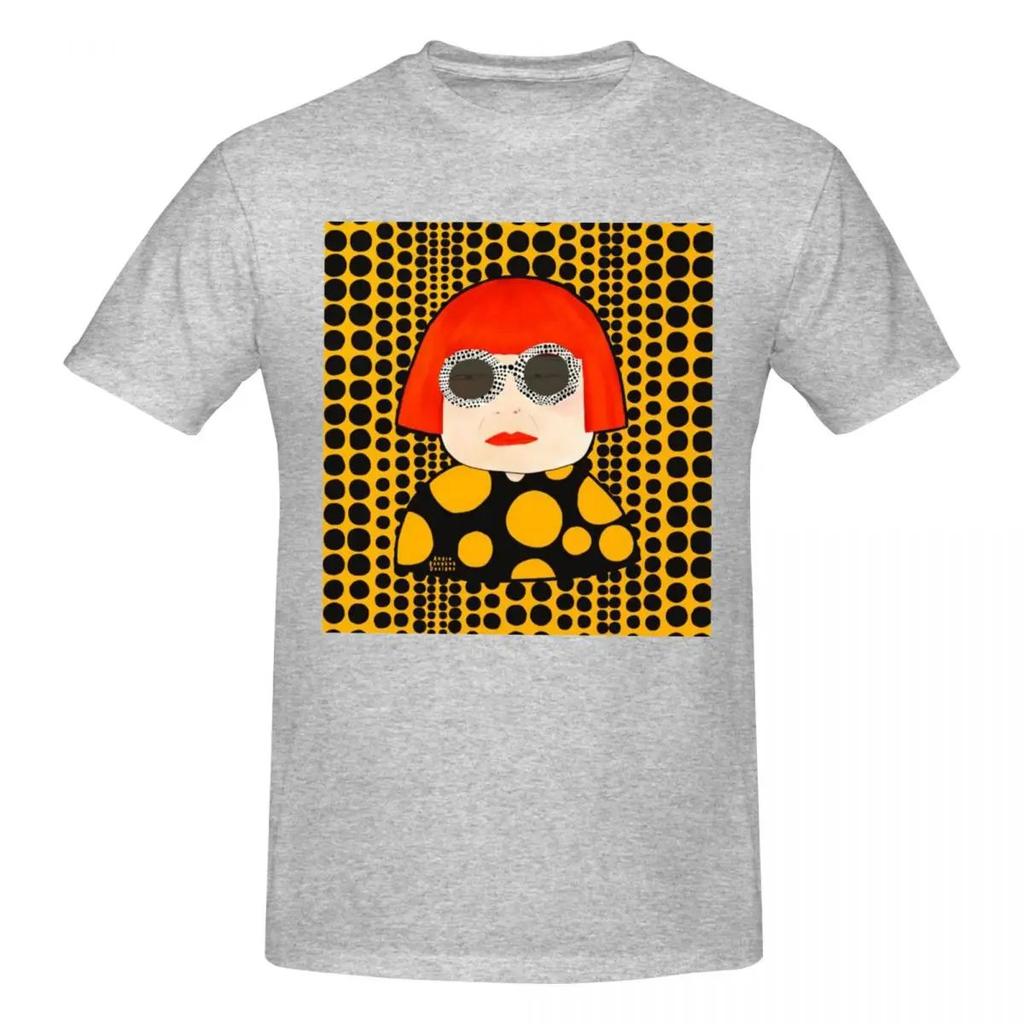 Letní Yayoi Kusama Abstraktní malba Pánské tričko Módní Oversized trička Pánská s kulatým výstřihem Bavlněná trička Krátké Letní Pánské