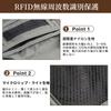 Namoobao Passport Security Passport Black Case, Neck-Mounted, Anti-Skimming Pouch, Cover, Compact, Lightweight, Nylon,