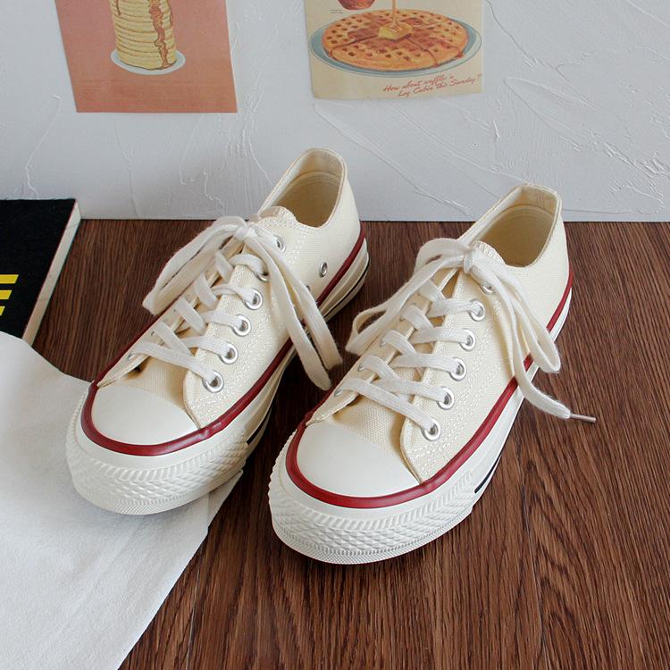 Damen-Segeltuchschuhe, lässig, niedlich, Sneakers, niedrig geschnitten, zum Schnüren, modisch, bequem zum Gehen