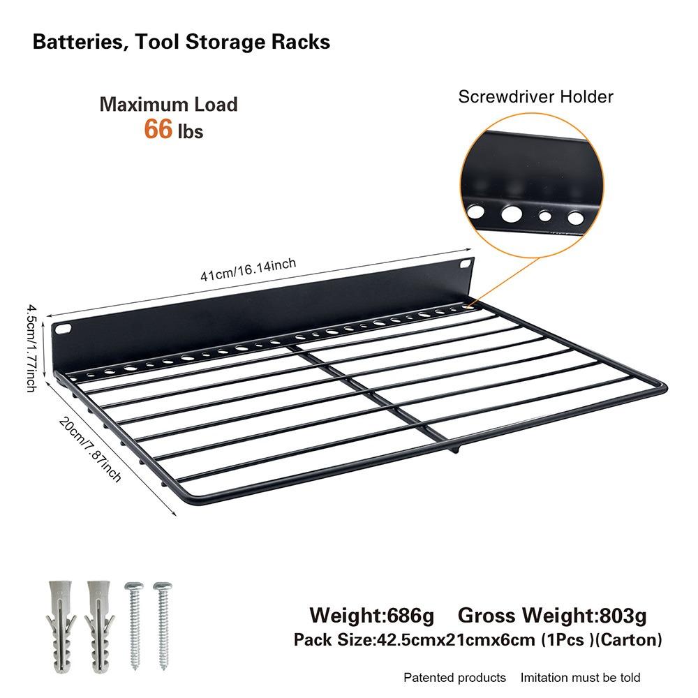 Suport scule Organizator scule electrice de mână Raft depozitare scule montat pe perete Depozitare scule