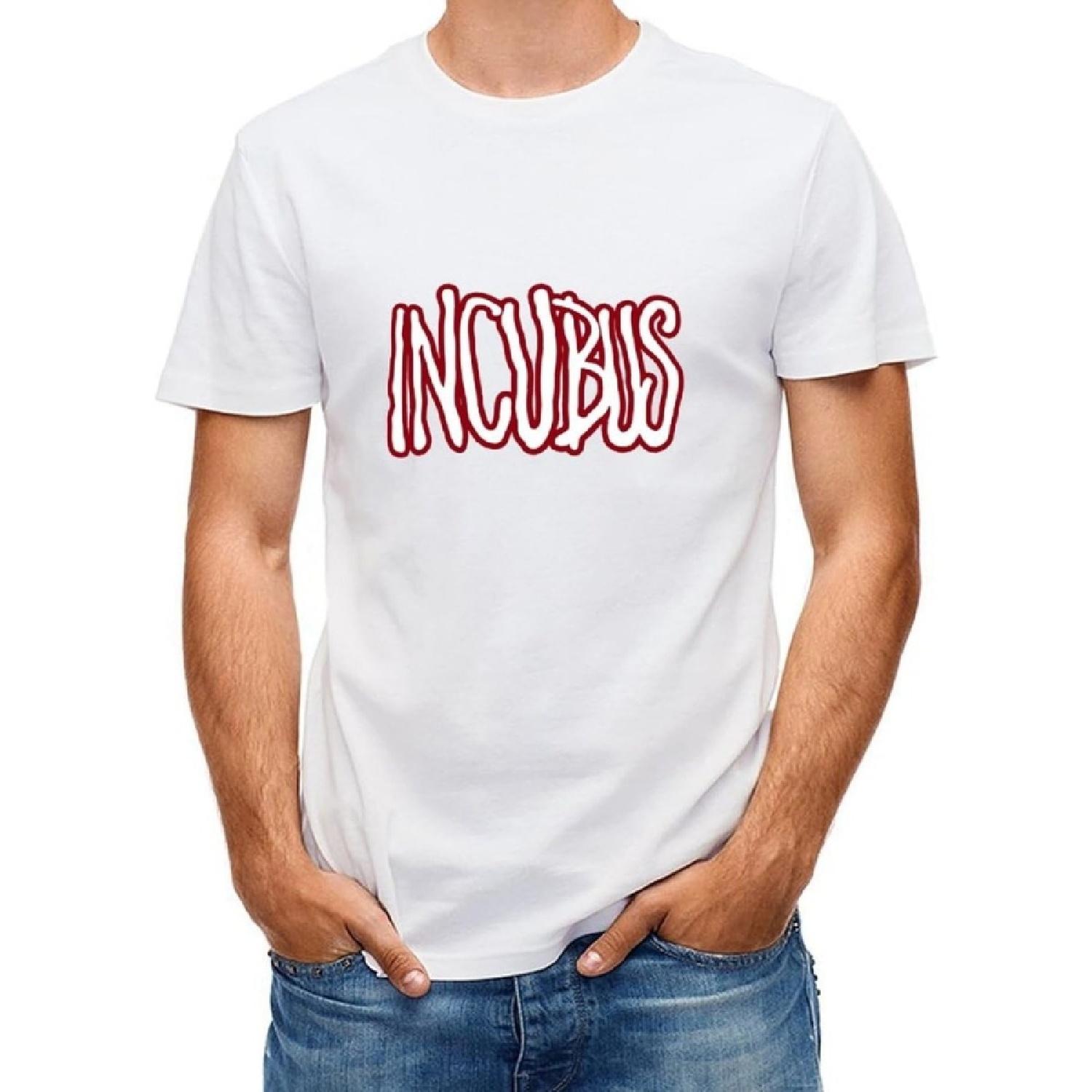 lkzxswrq Incubus Make Yourself Mens Short Sleeve T-Shirts Cotton Tee Shirt Crewneck Workout Tops Fitness Undershirt S